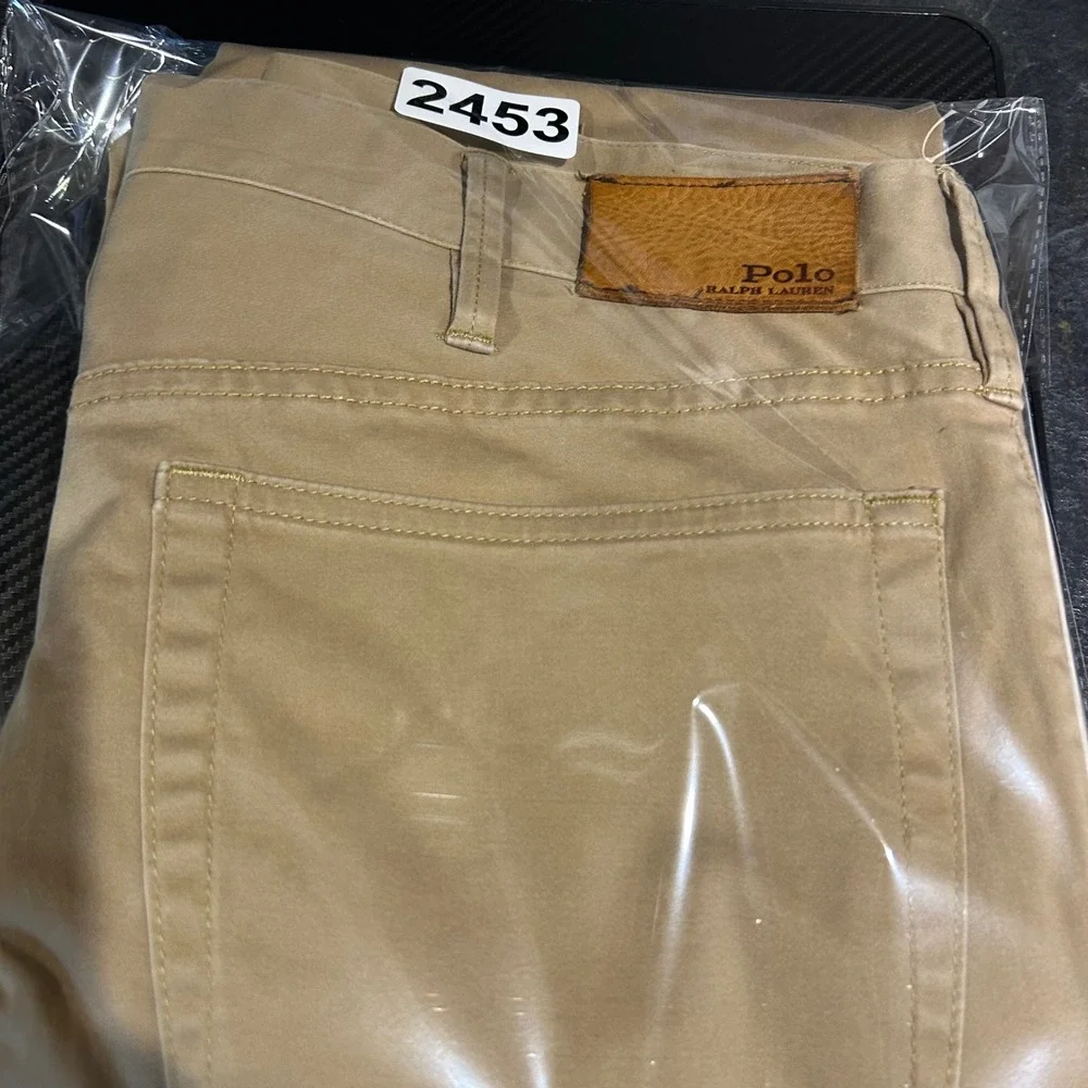 Polo Ralph Lauren Prospect‎ Straight Pants Mens 38x32 Tan Khaki Twill Chino